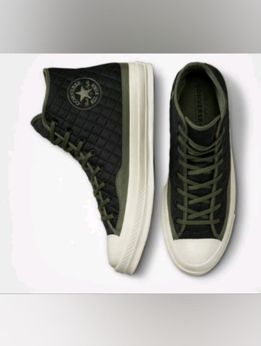 Converse Men's Black & Olive High-Top Sneakers - Chuck Taylor 70 HI